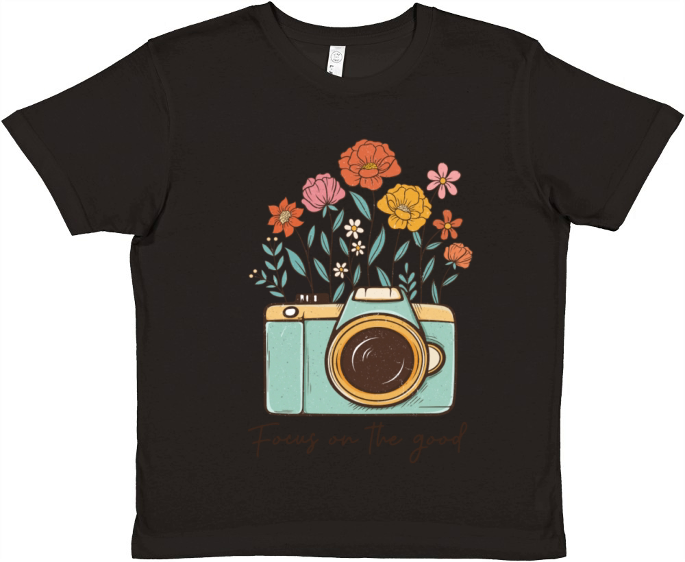 Vintage Wildflower Premium Kids Crewneck T-shirt