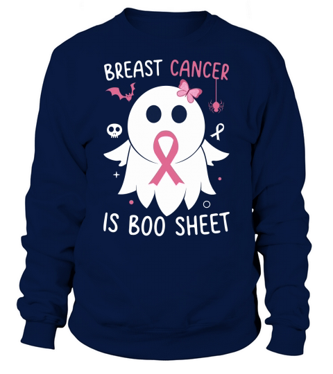 Breast Cancer Is Boo Sheet Sweatshirt Unisex