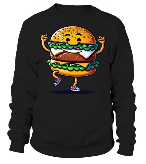 Burger Dancing Sweatshirt Unisex