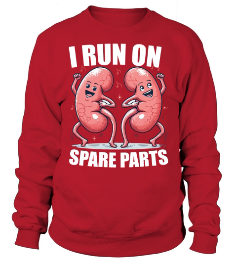 I run on spare parts Sweatshirt Unisex
