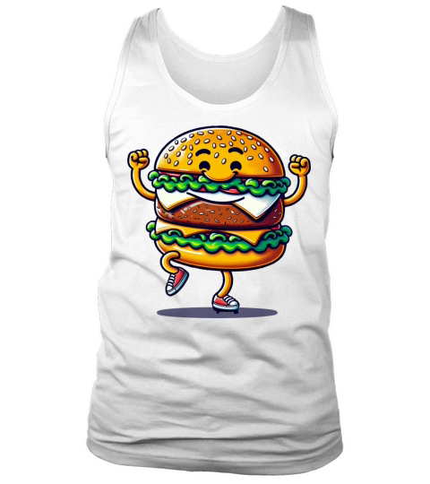 Burger Dancing Tank Top Unisex