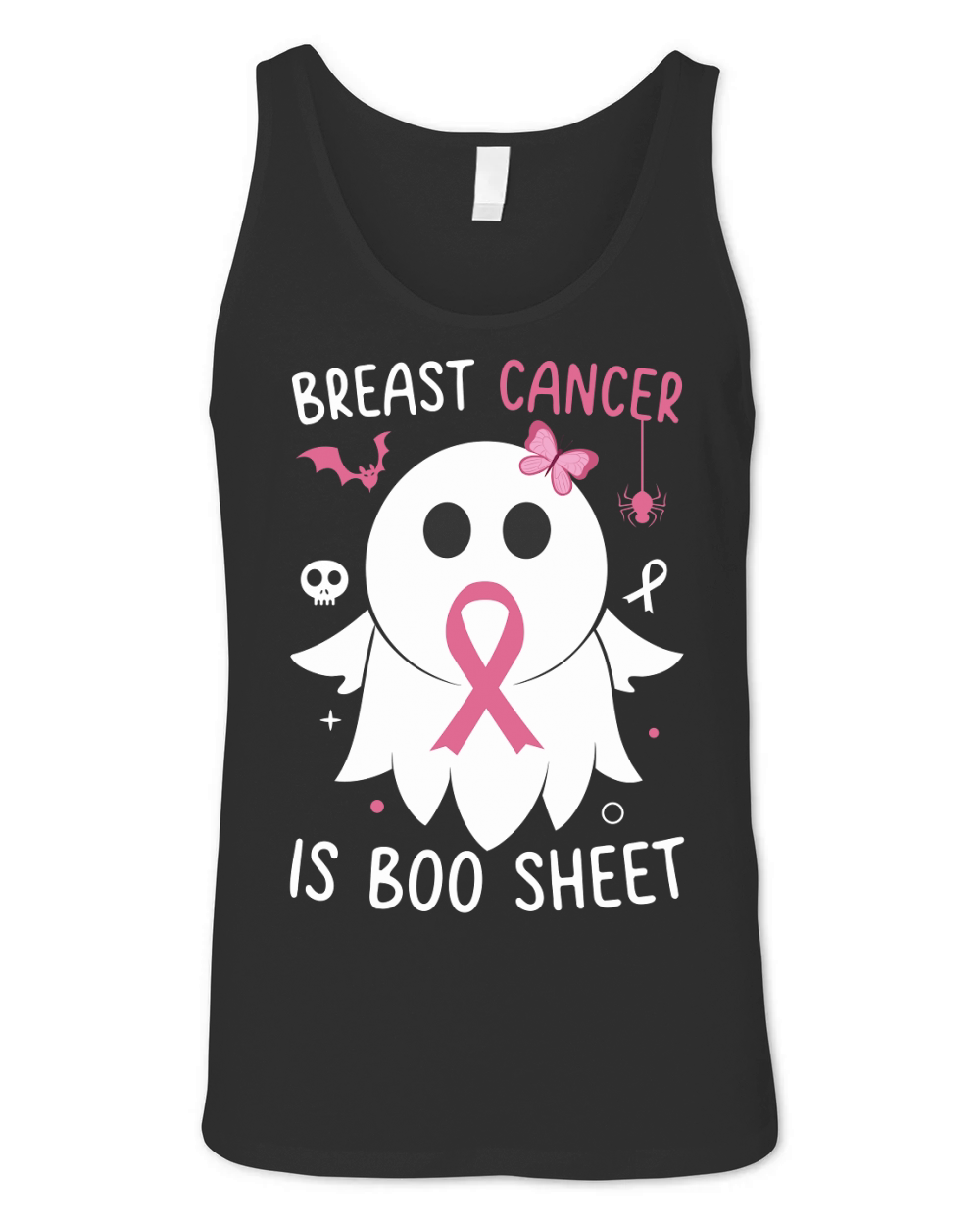 Breast Cancer Is Boo Sheet Unisex Jersey Tank