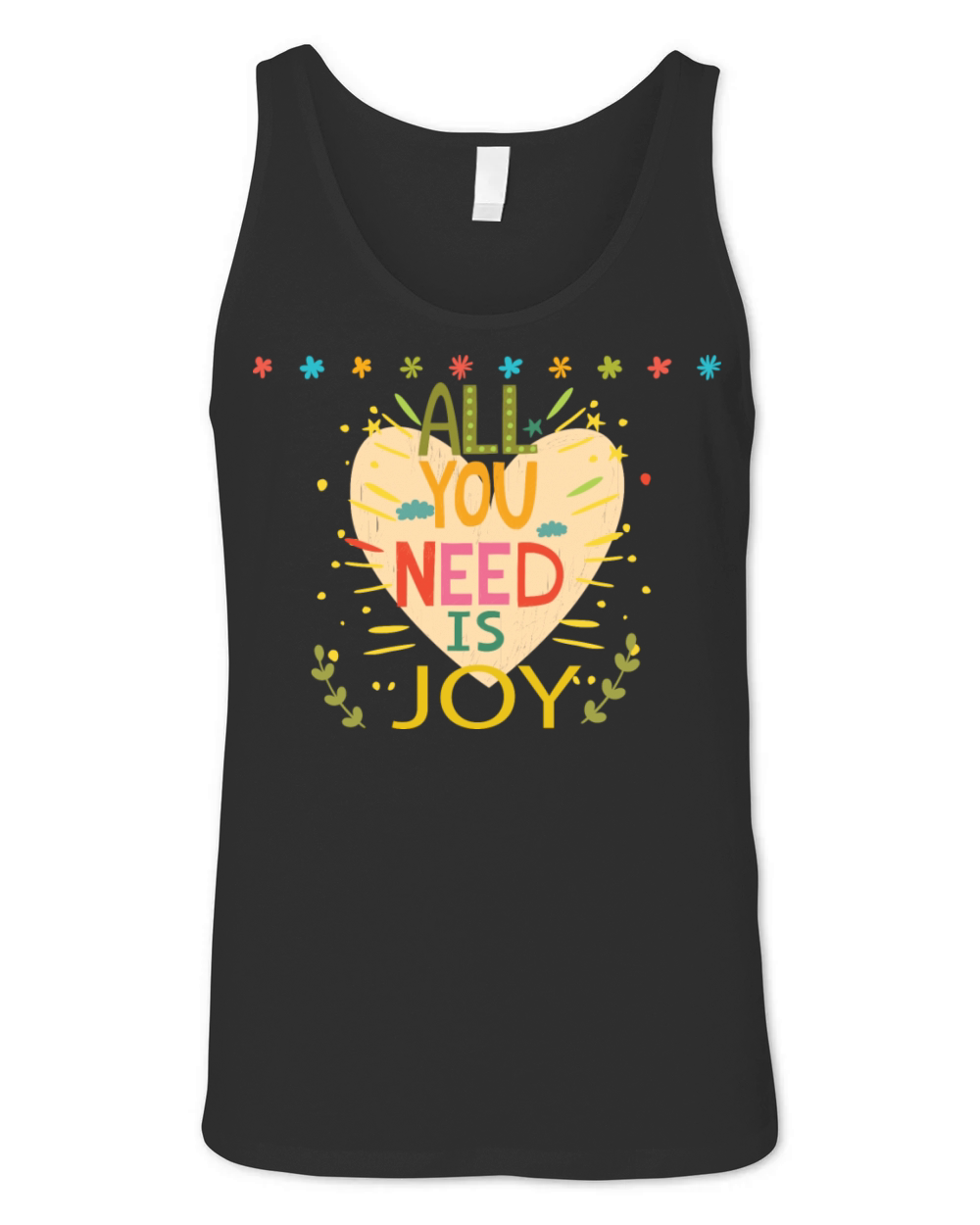 Heartwarming Kid Sayings Design Unisex Jersey Tank