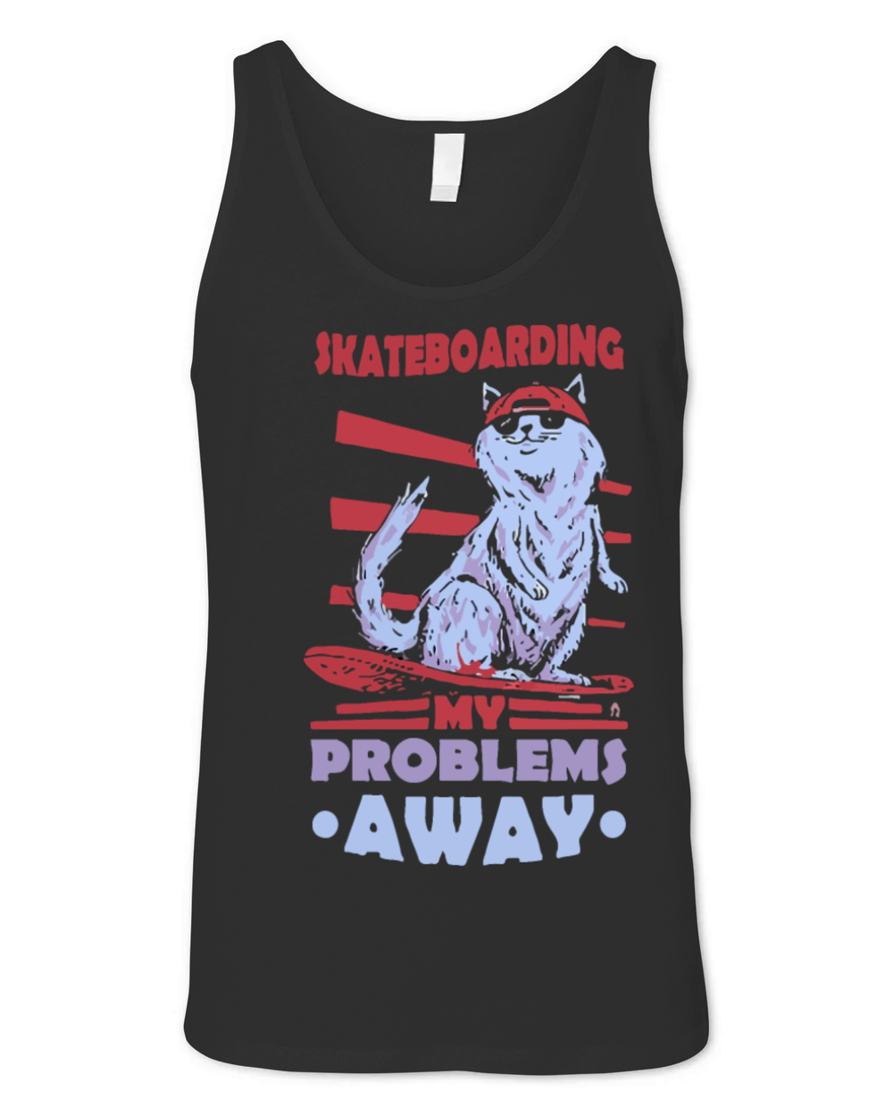 my problems away skaters Unisex Jersey Tank