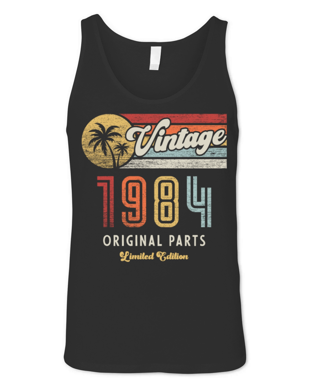Vintage 1984 Birthday Retro Unisex Jersey Tank