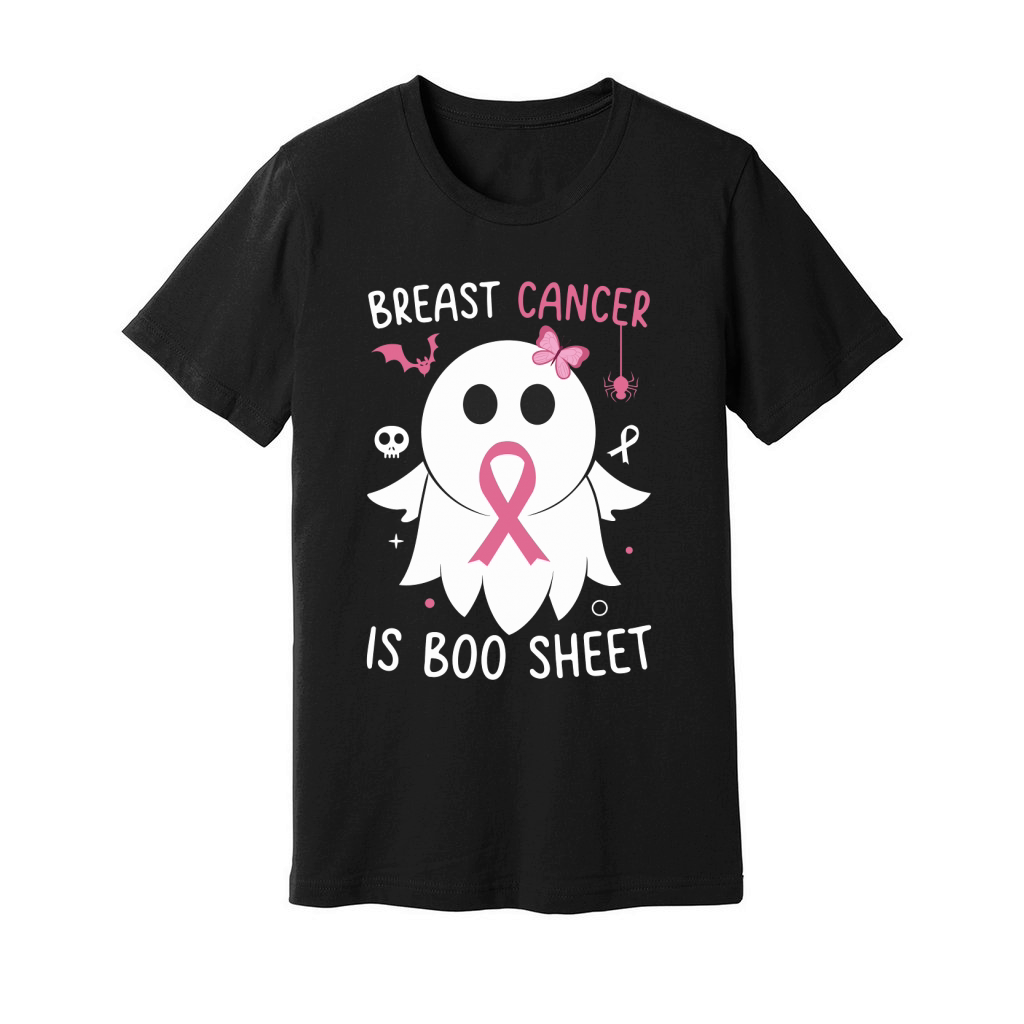 Breast Cancer Is Boo Sheet Unisex Jersey Tee