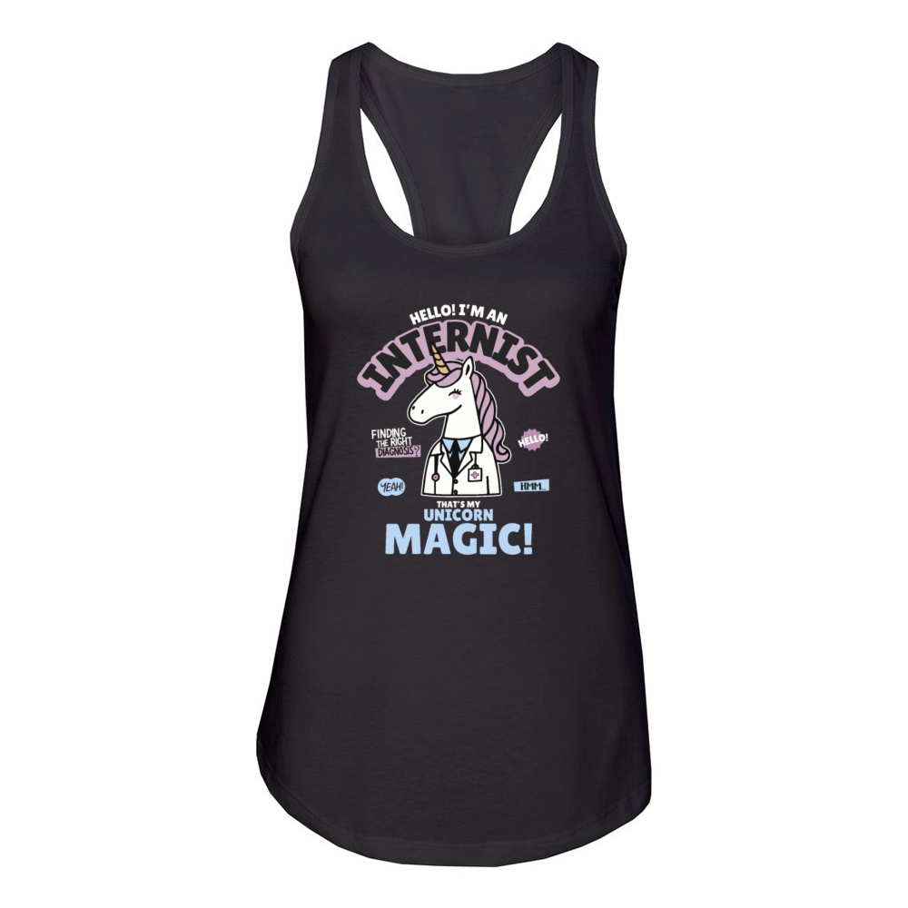 Internist x internist Women's Racerback Tank