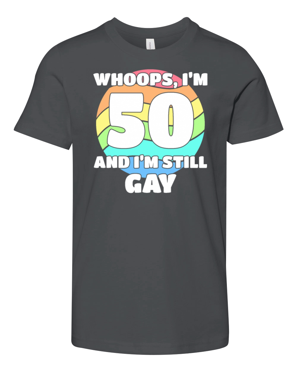 Funny Gay Pride - 50th Birthday 50 BDay Lesbian Youth Unisex Jersey Tee