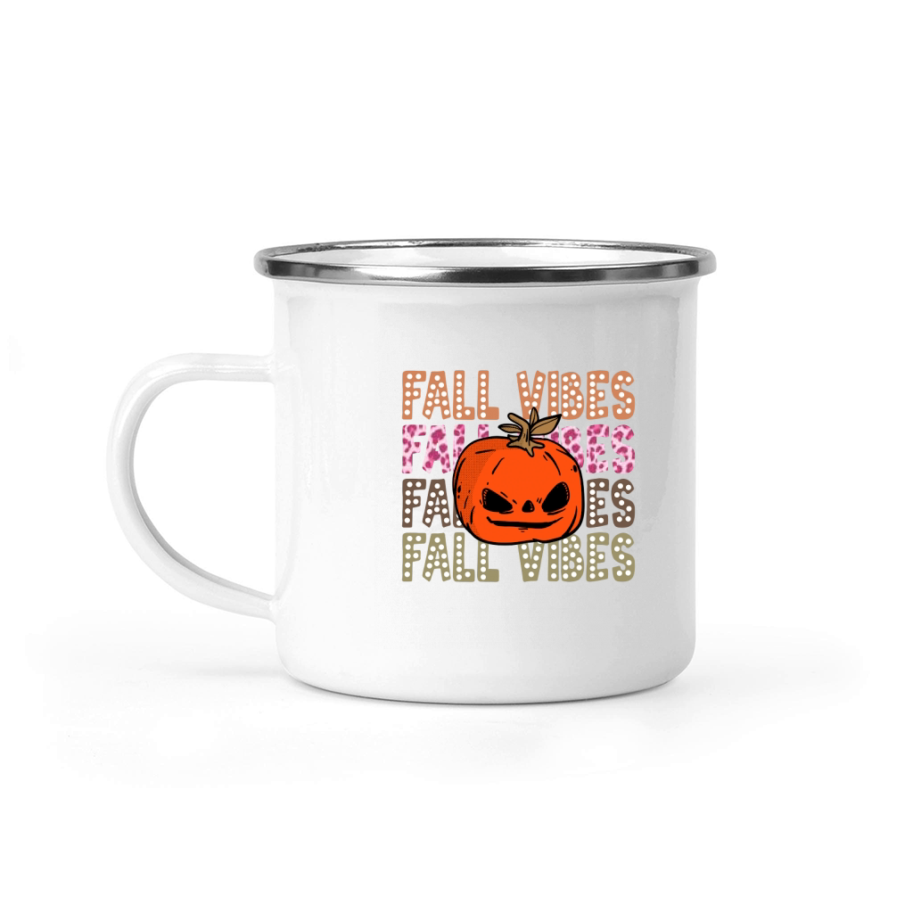 1.Fall vibes Camping Mug