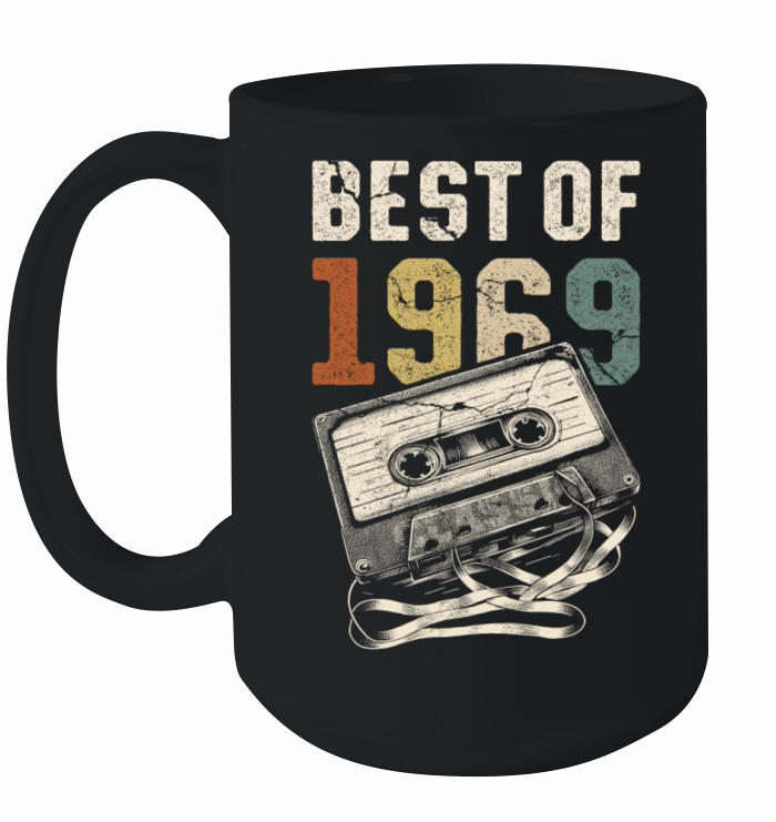 Best Of 1969 Birthday Cassette Tape Ceramic Mug