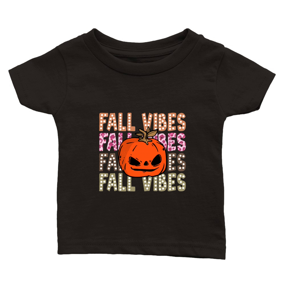 1.Fall vibes Classic Baby Crewneck T-shirt