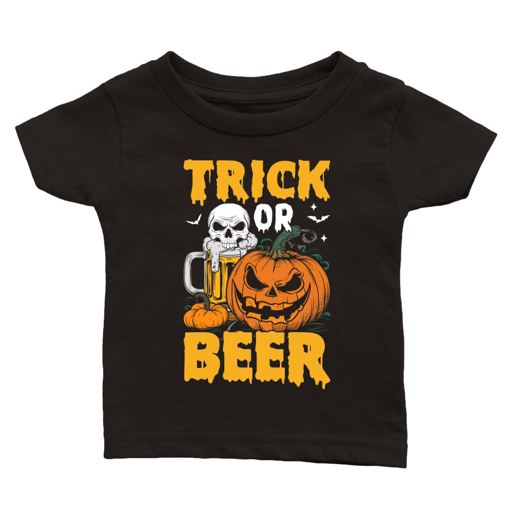 390. trick or beer Classic Baby Crewneck T-shirt
