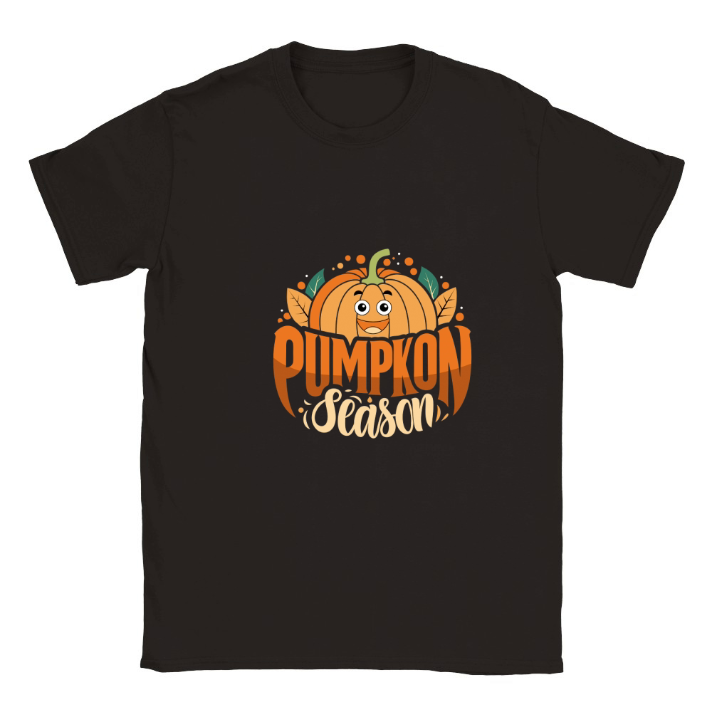 Coquette Pumpkin Season Fall Bow Dot happy halloween Classic Kids Crewneck T-shirt