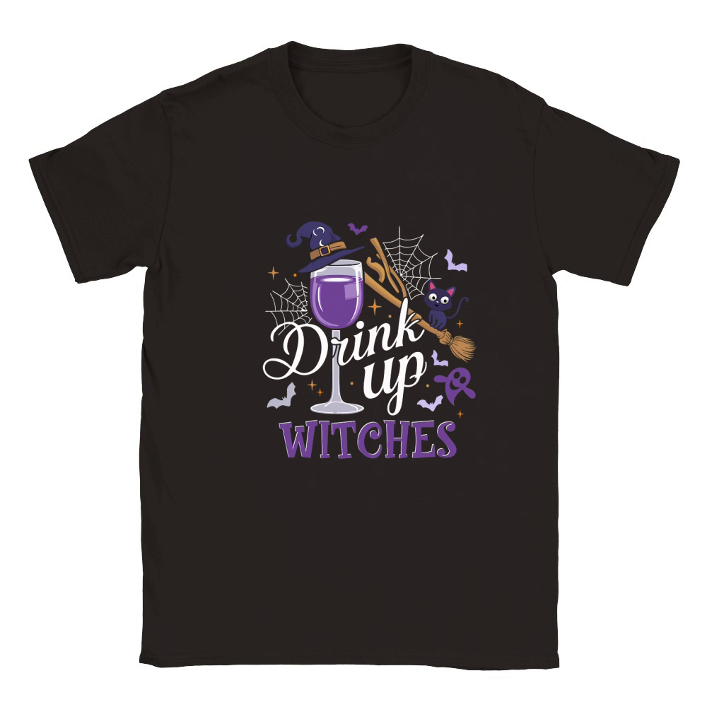 drink up witches Classic Kids Crewneck T-shirt
