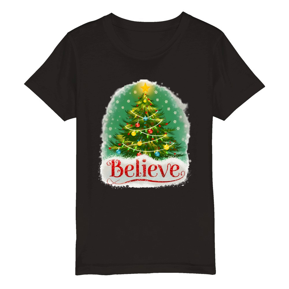 believe (1) Organic Kids Crewneck T-shirt