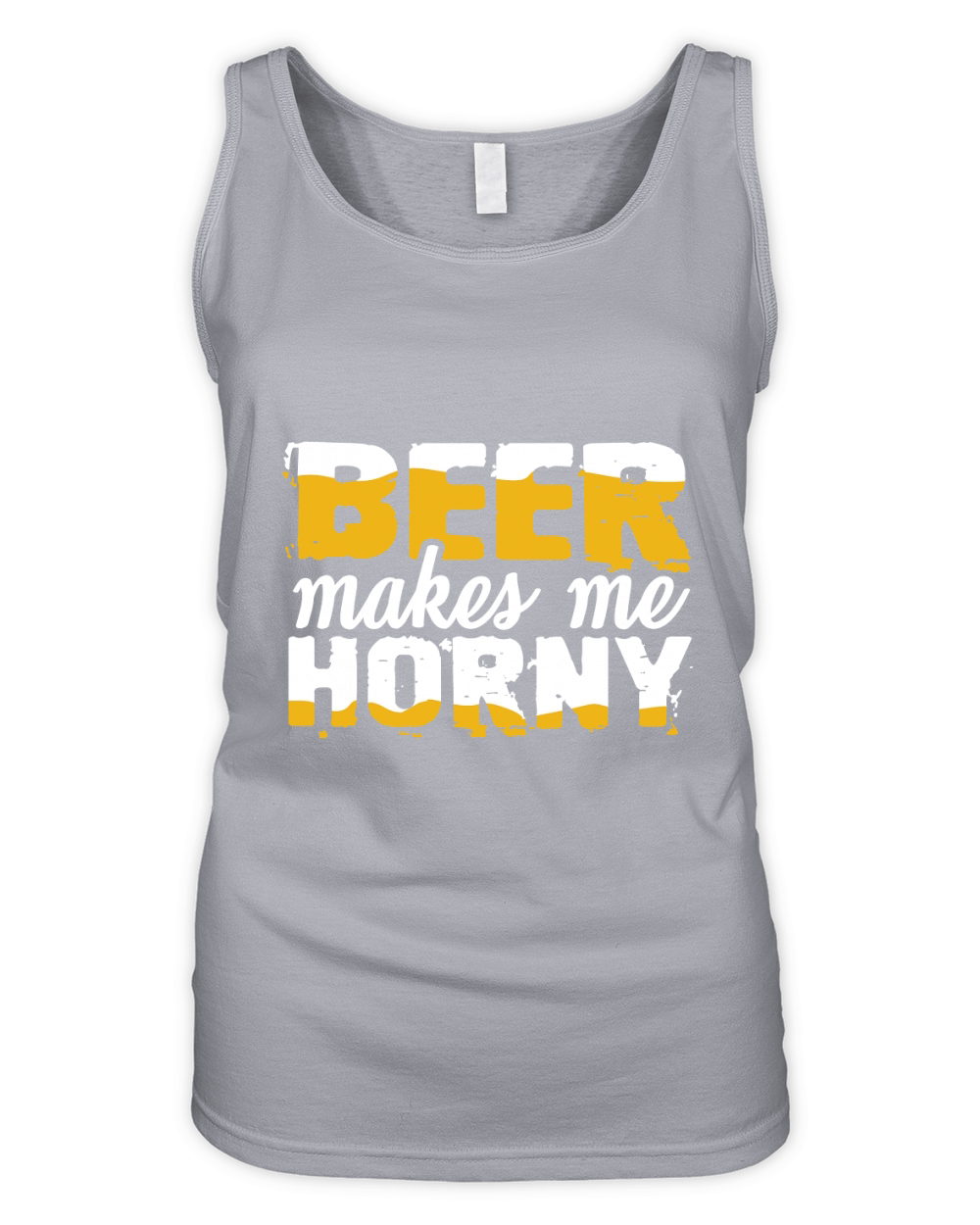 Beer makes me horny Organic Women's Tank Top