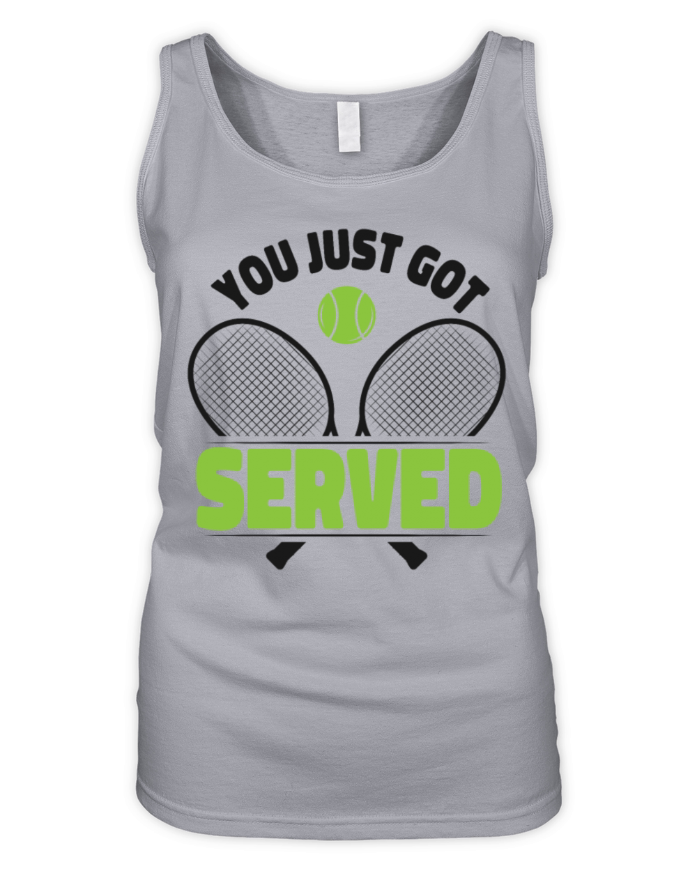Funny Tennis Player Racket Friends Organic Women's Tank Top