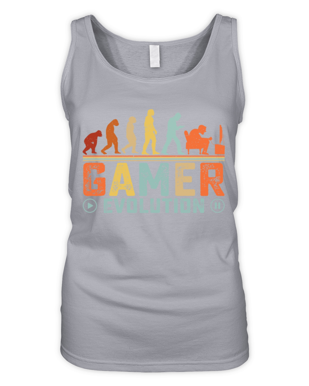 Gamer pc gaming consoles video games Vintage Organic Women's Tank Top