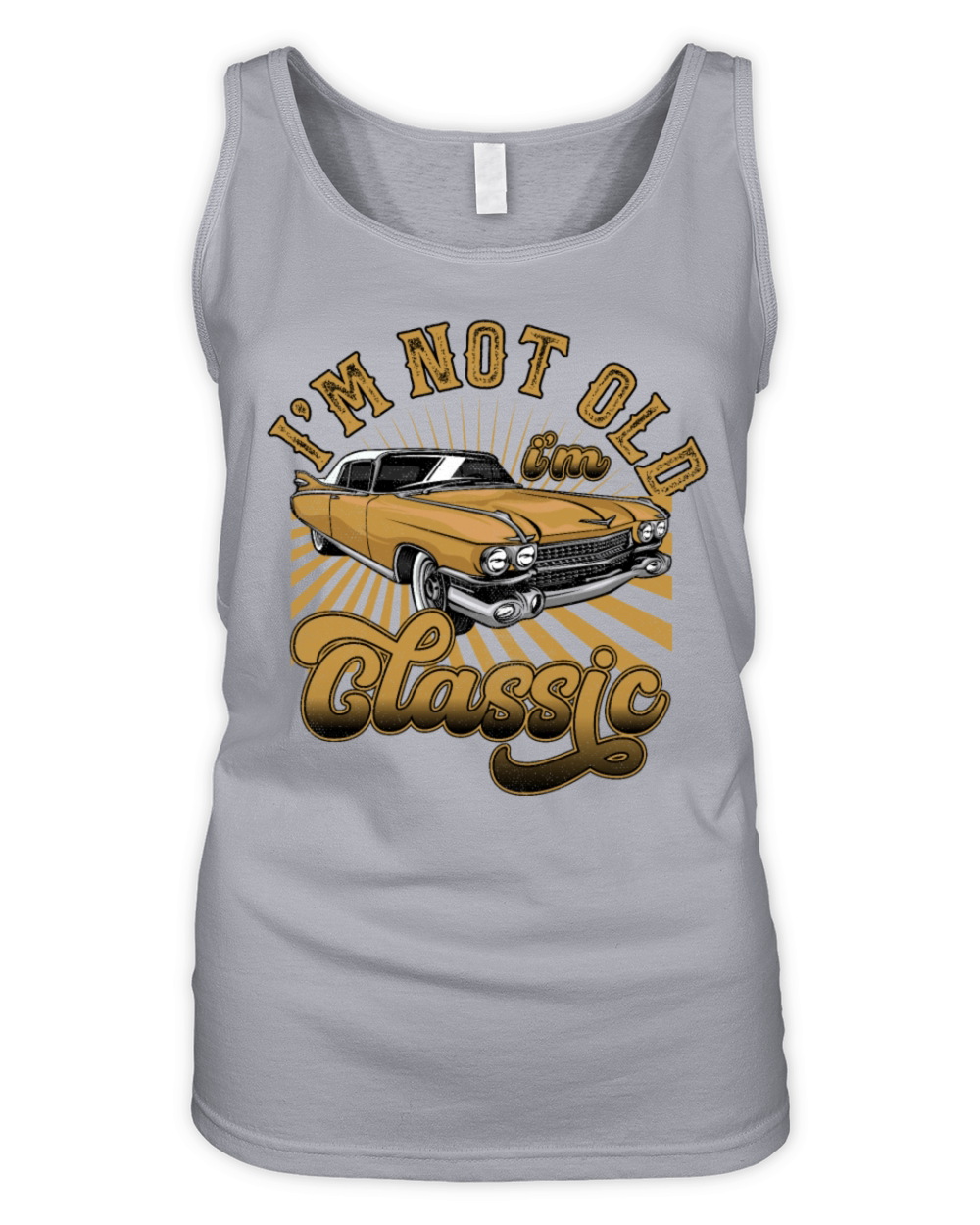 Im Not Old Im Classic Vintage Retro Car Lover Organic Women's Tank Top
