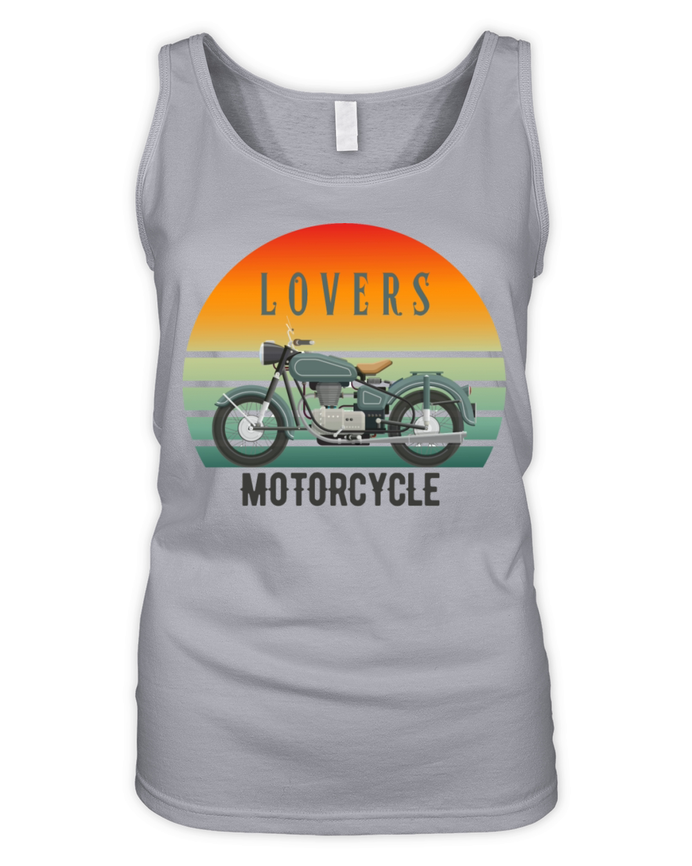 motorcycle lovers tshirt Organic Women's Tank Top