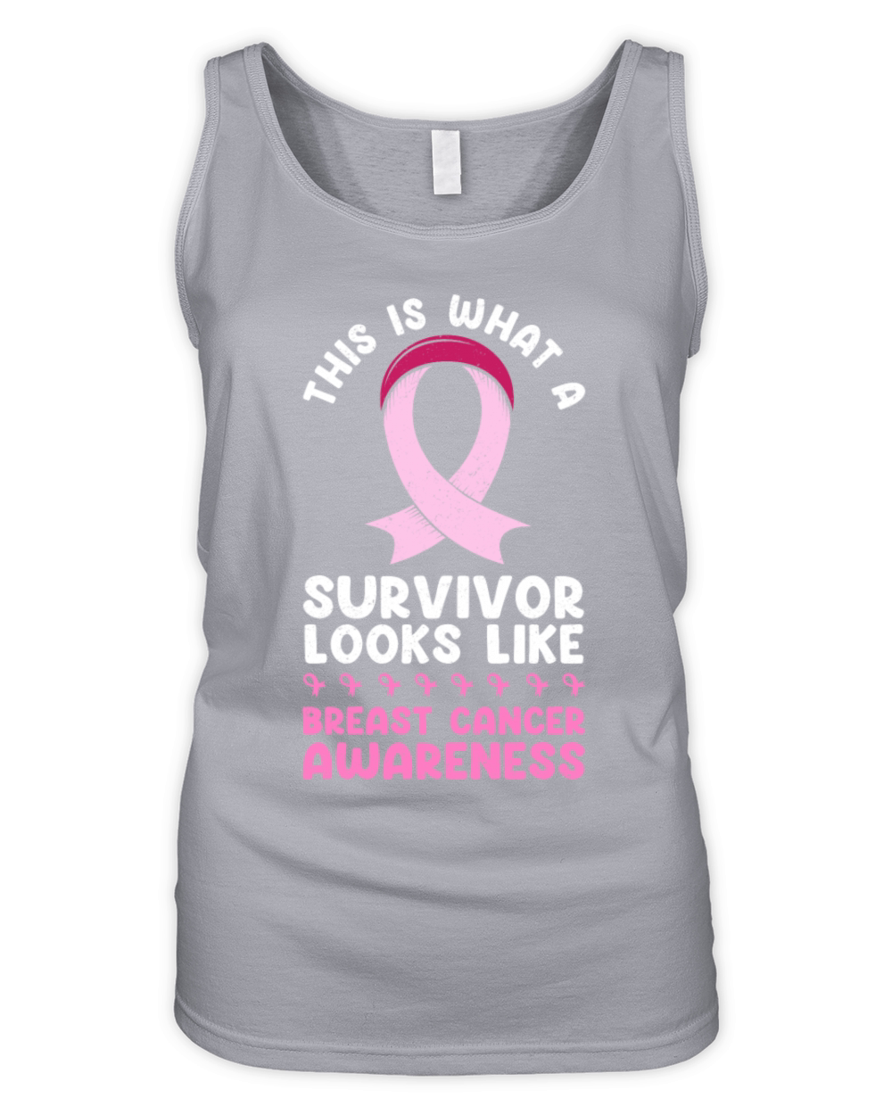 This Is What A Survivor Looks Like Breast Cancer Organic Women's Tank Top