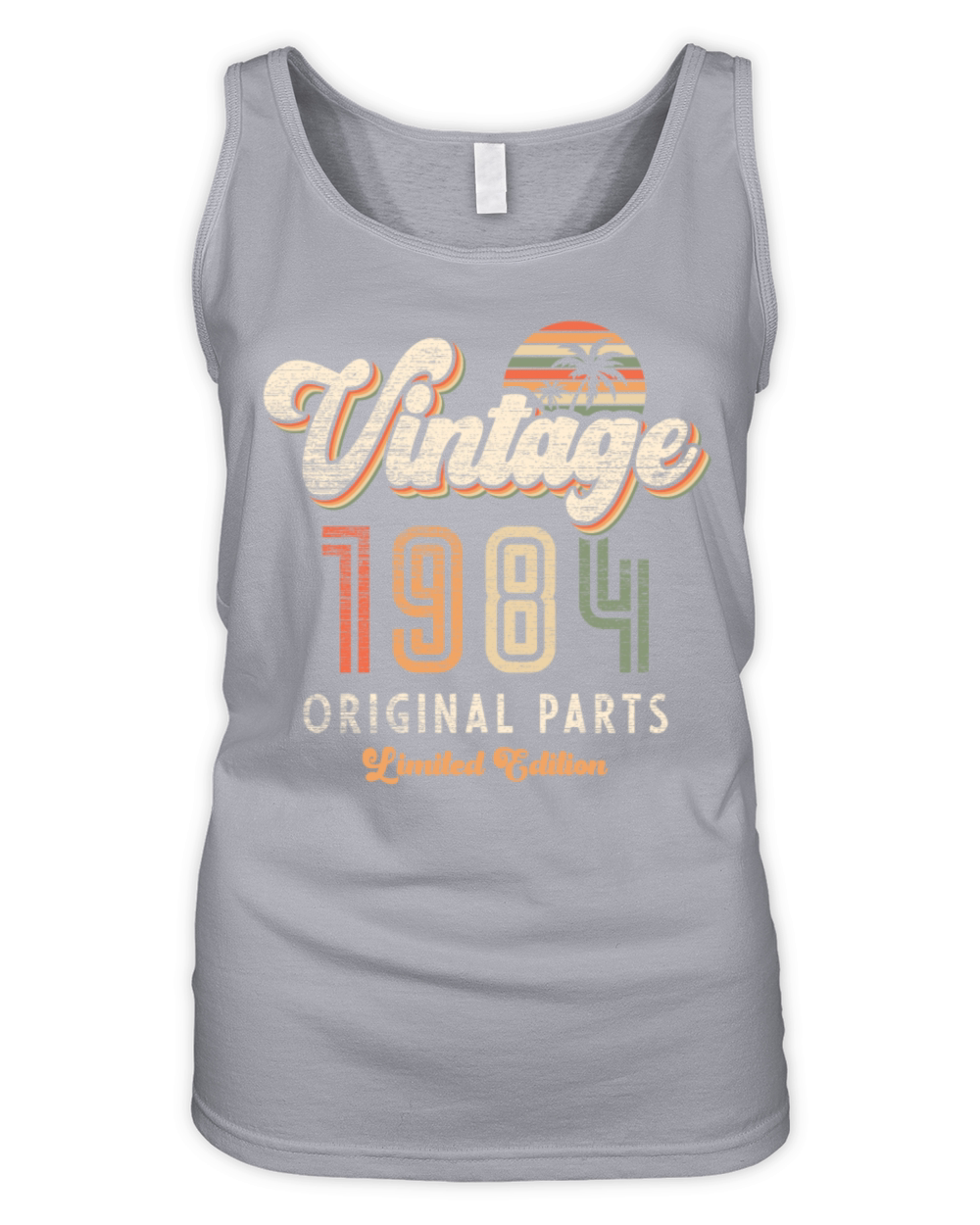 Vintage 1984 Birthday Retro Organic Women's Tank Top