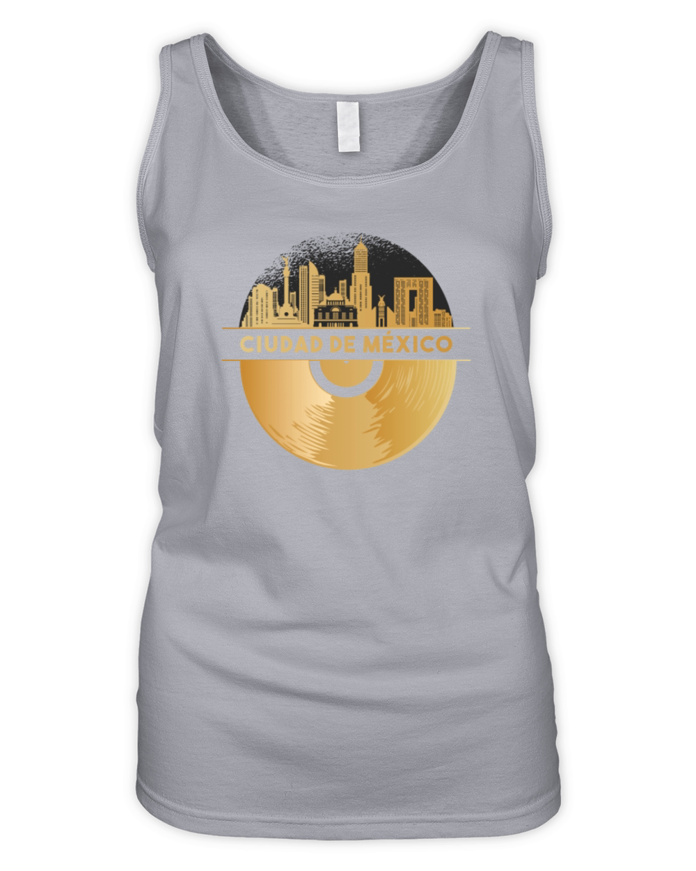 Vinyl-Record-Player Disco-Music Organic Women's Tank Top