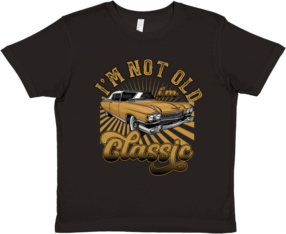 Im Not Old Im Classic Vintage Retro Car Lover Premium Kids Crewneck T-shirt