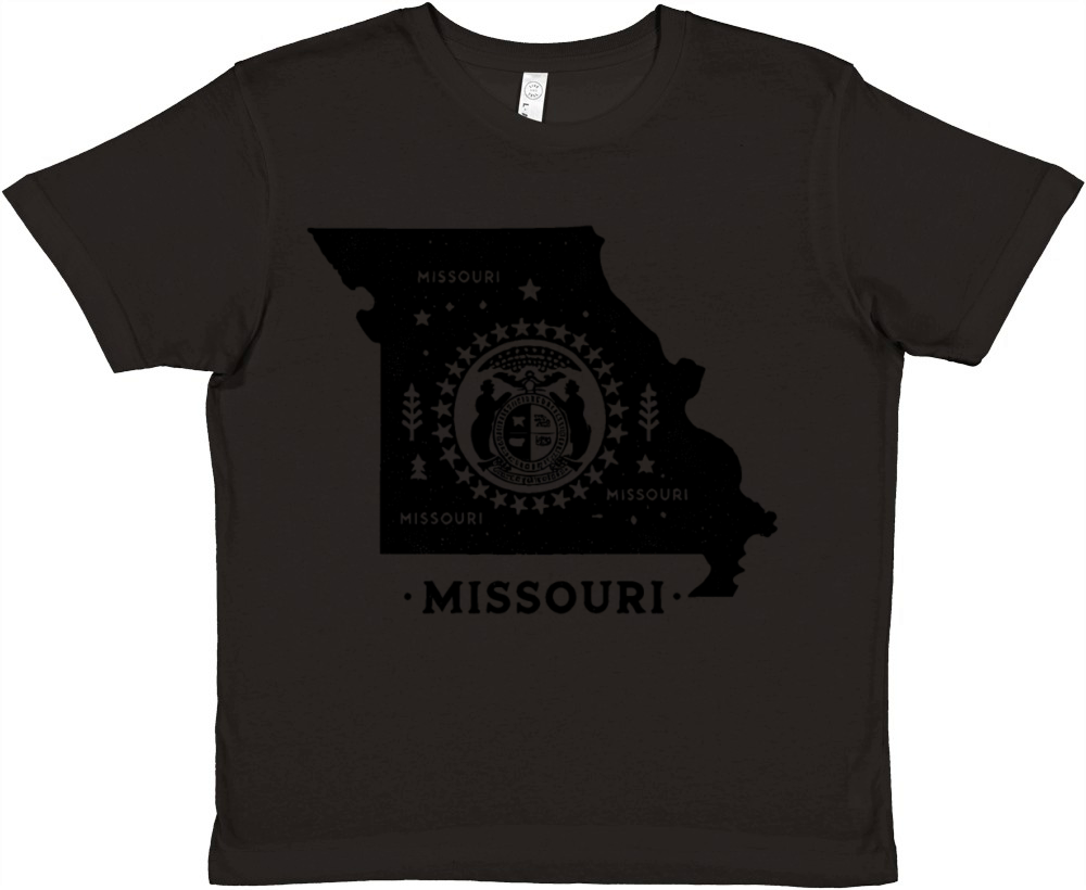 Missouri Vintage State Map Premium Kids Crewneck T-shirt