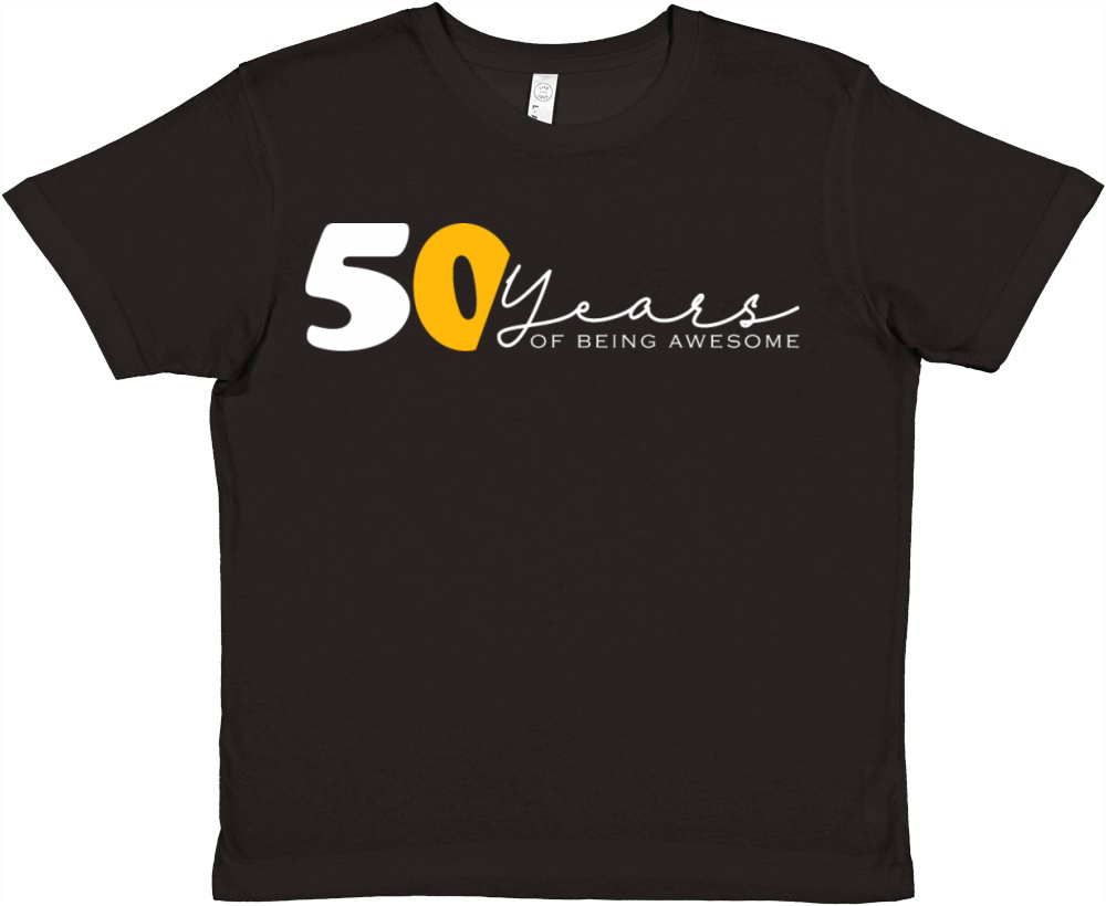 Vintage 1974 Funny 50 Year Old Bday Men Women Premium Kids Crewneck T-shirt