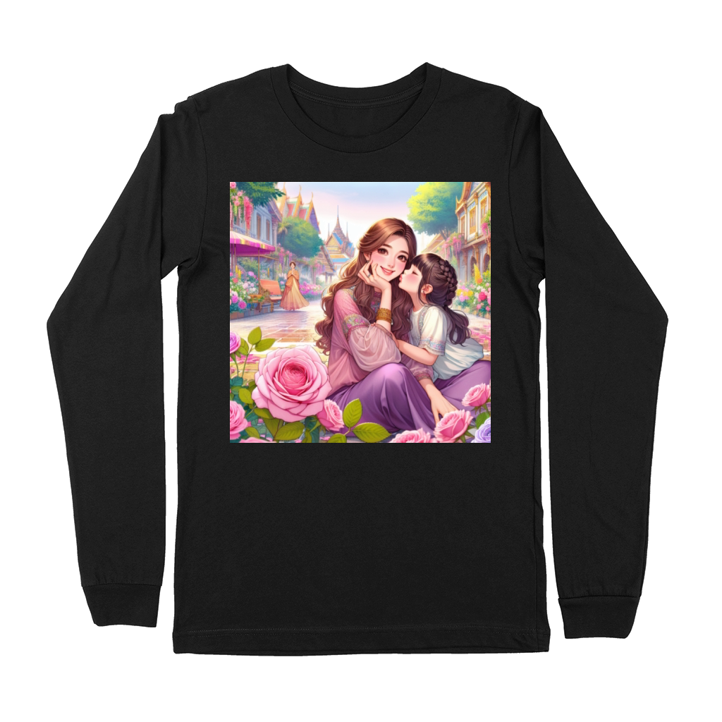 Cute Mom Gift Pink Official All I Know So Far Premium Long Sleeve