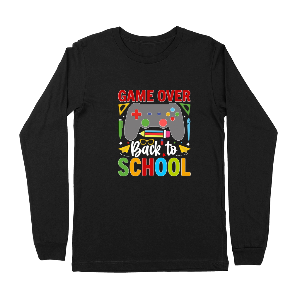 GAME OVER BACK TO SCHOOL Premium Long Sleeve