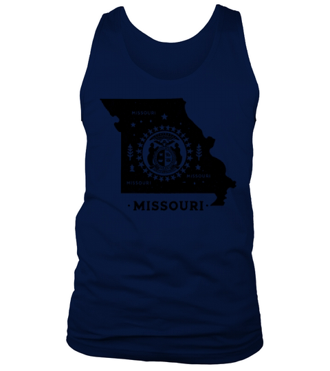 Missouri Vintage State Map Tank Top Unisex