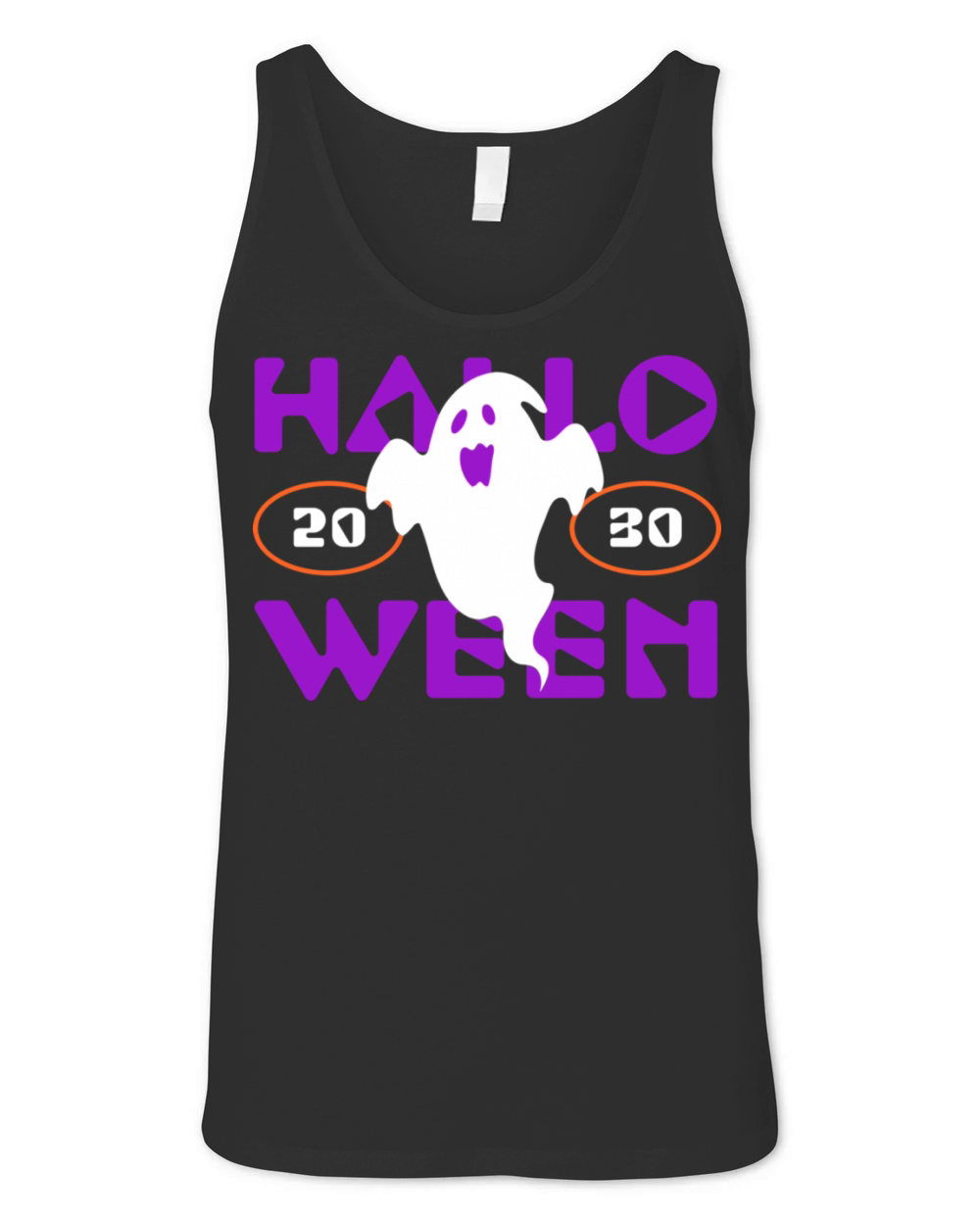 Halloween Ghost Unisex Jersey Tank