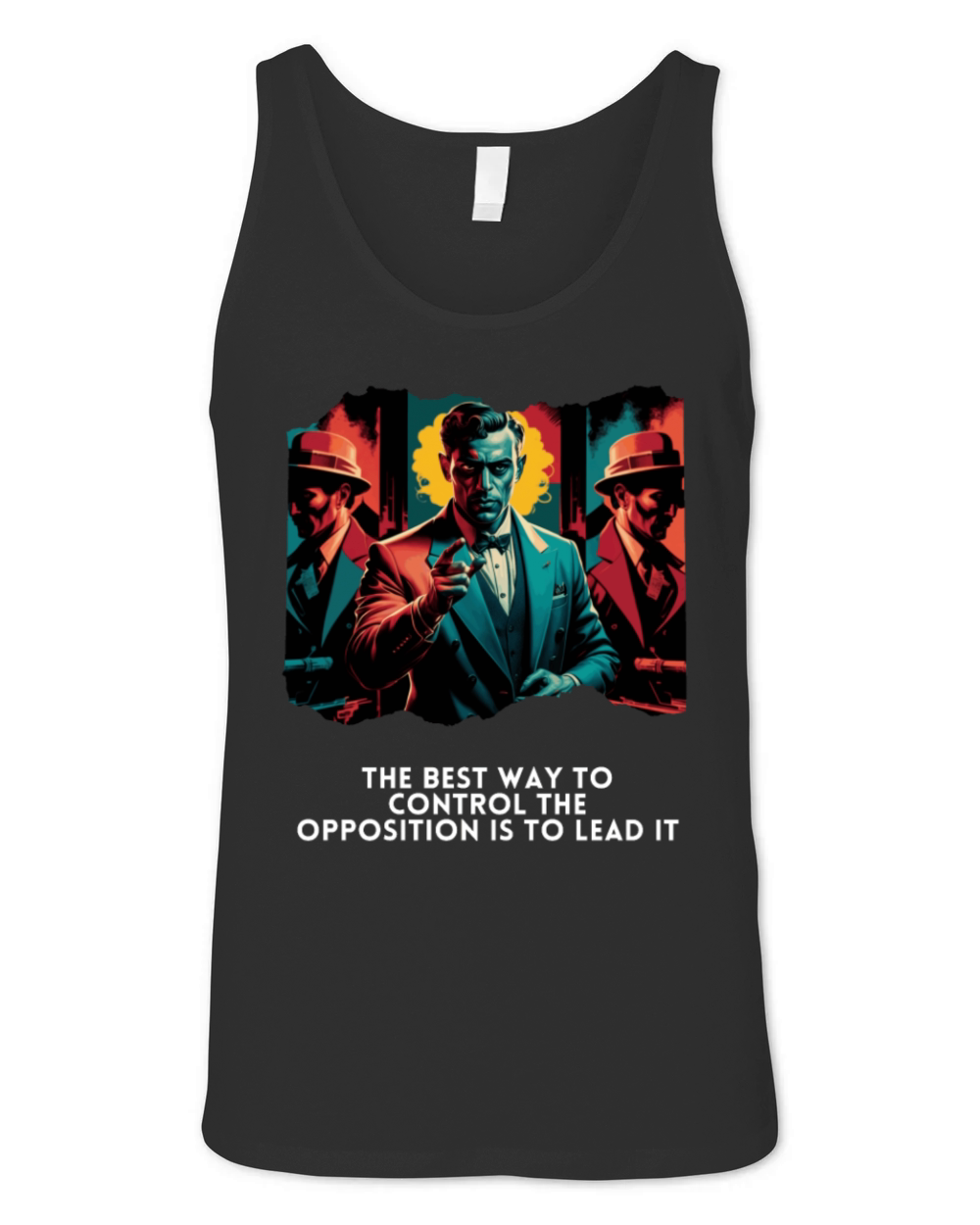 Lead the Opposition with Confidence Vintage Unisex Jersey Tank