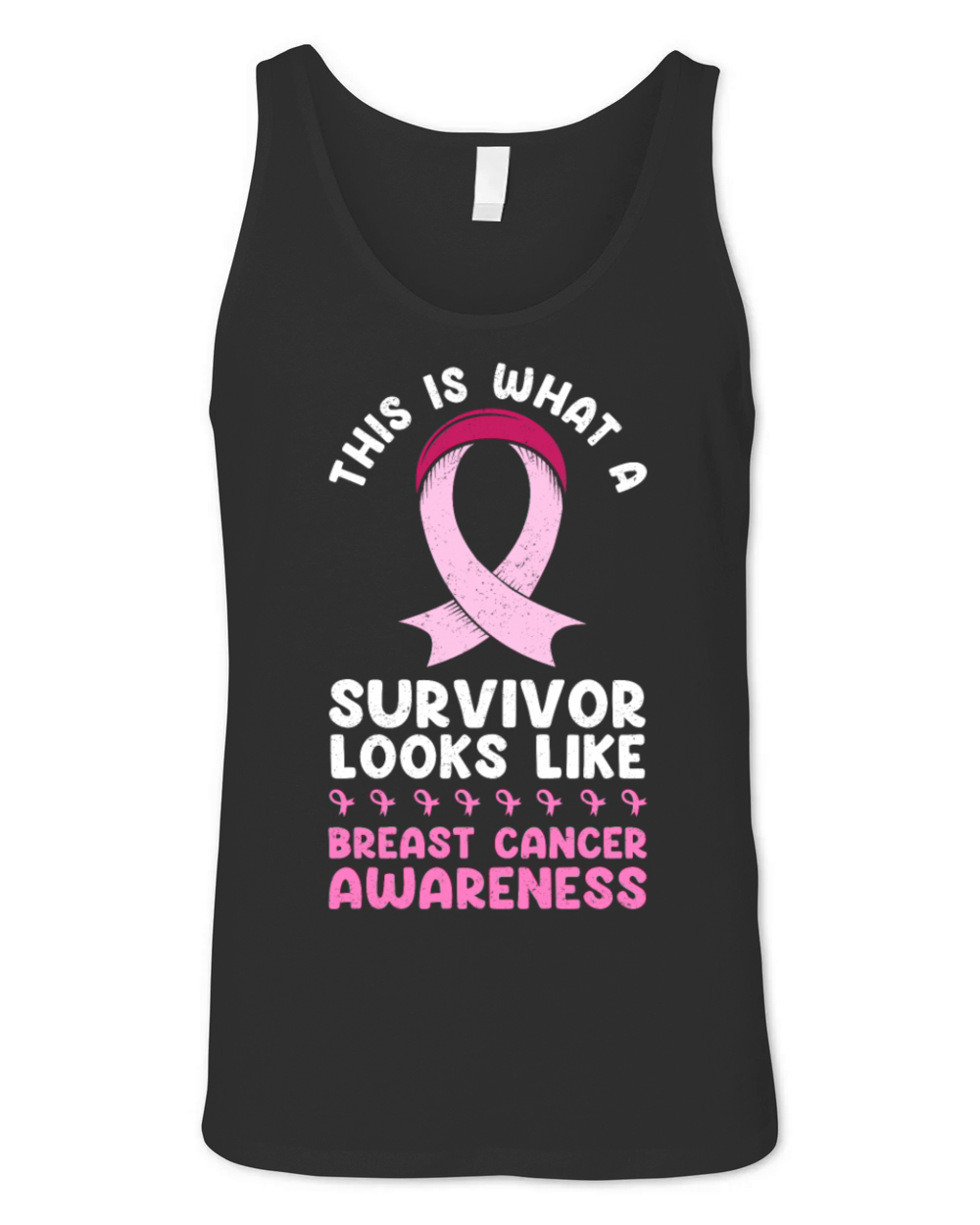 This Is What A Survivor Looks Like Breast Cancer Unisex Jersey Tank