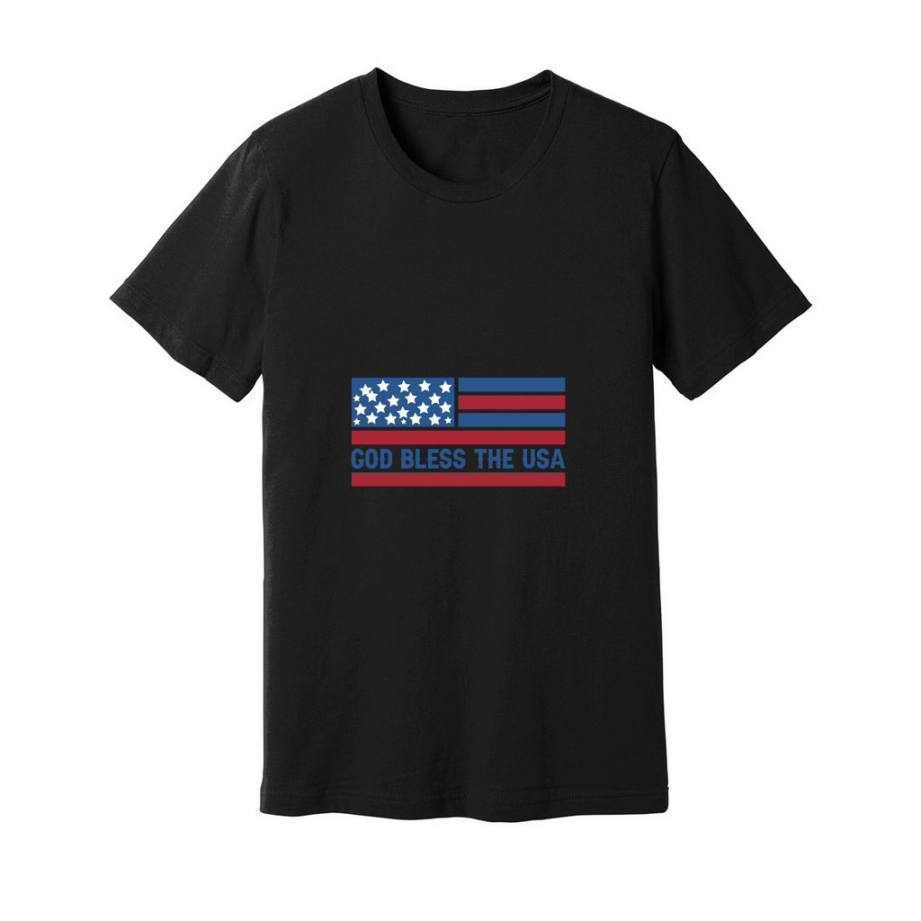 god bless the usa Unisex Jersey Tee