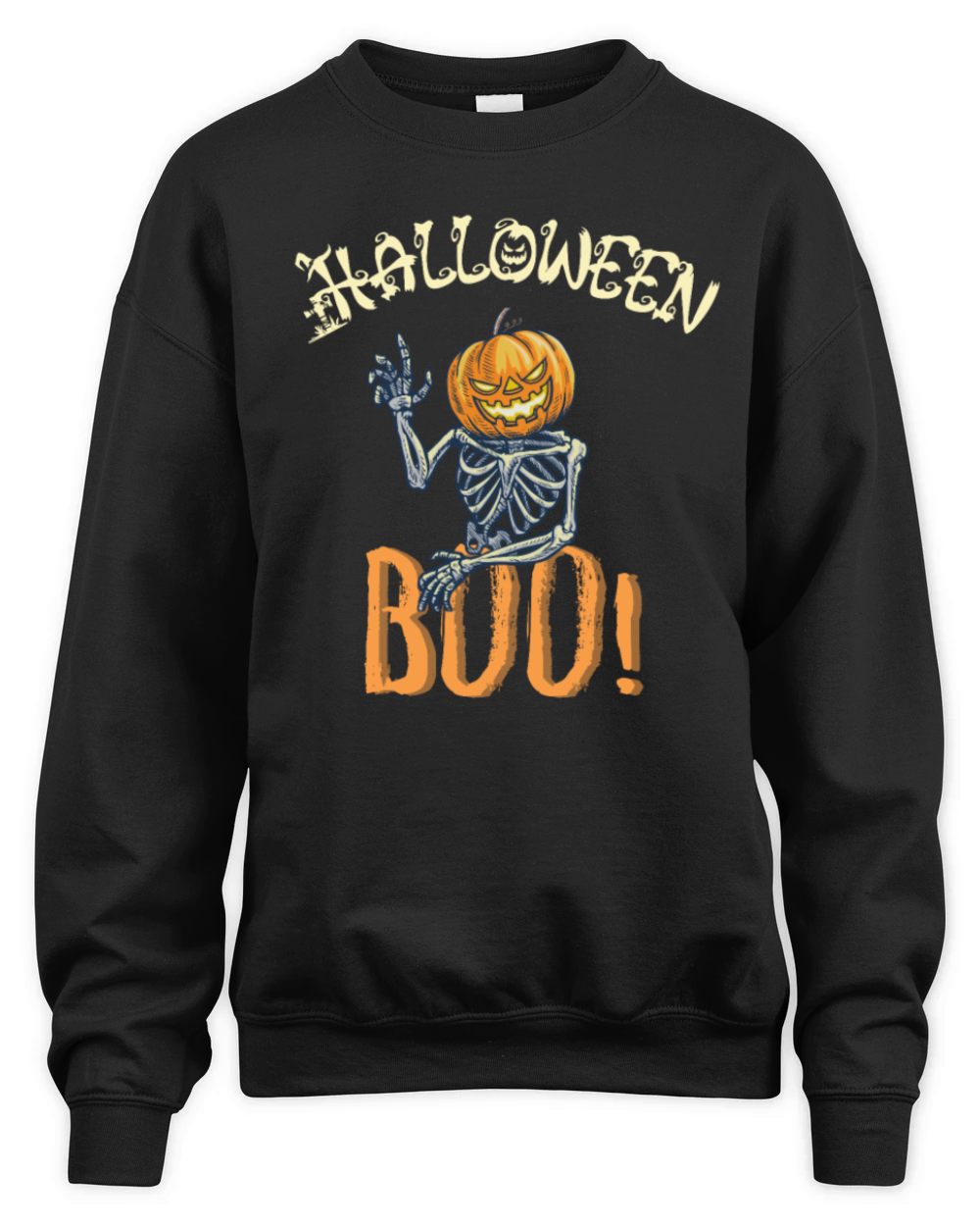 Boo-YAH Halloween Shirt Unisex Premium Crewneck Sweatshirt