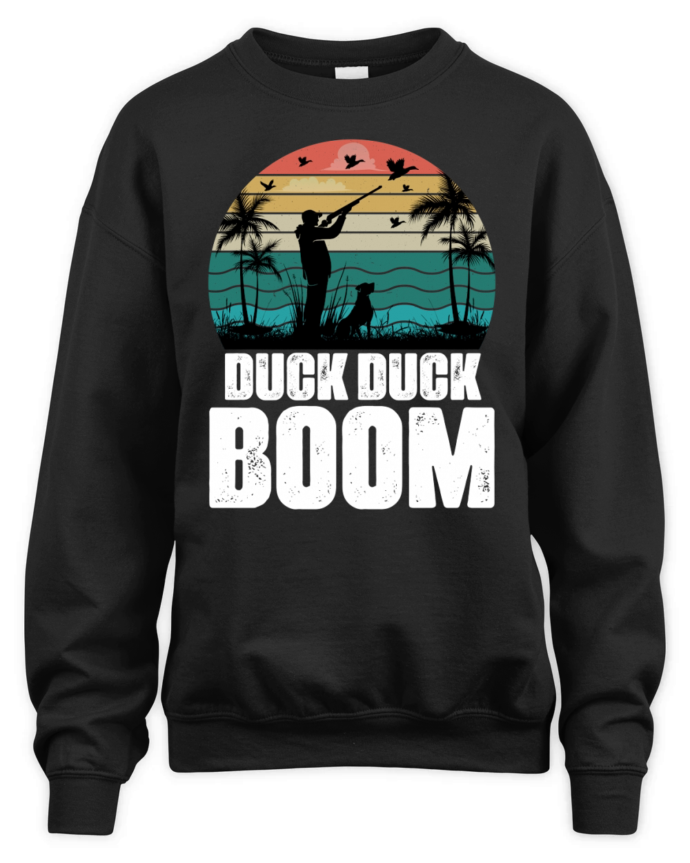 Duck Duck Boom (2) Unisex Premium Crewneck Sweatshirt
