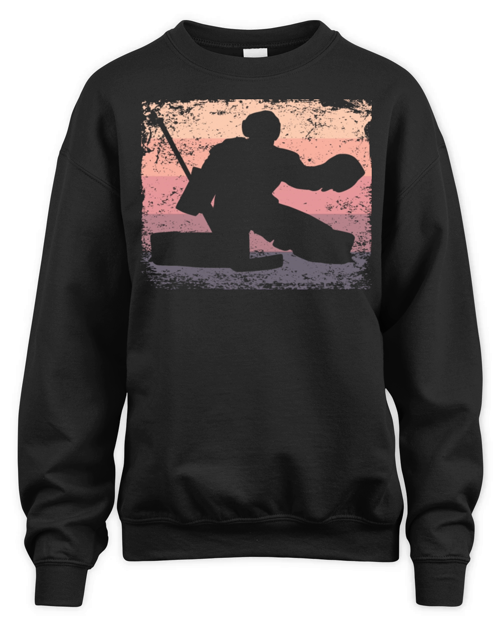 Ice Hockey Player Vintage Ice Hockey Unisex Premium Crewneck Sweatshirt