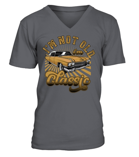 Im Not Old Im Classic Vintage Retro Car Lover V-Neck T-shirt