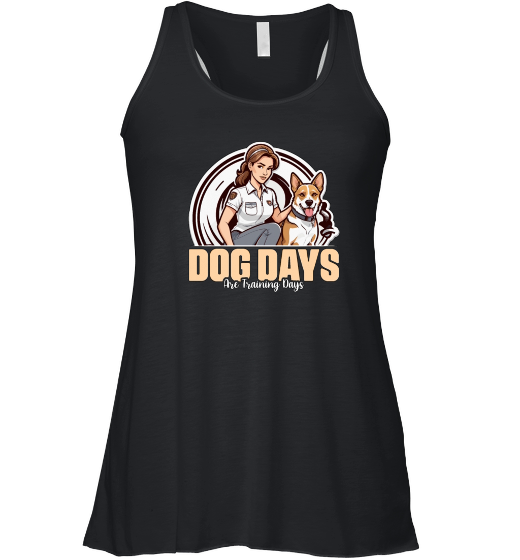 Dog Trainer Dog Days Are Training Animal Lover Women's Flowy Tank Top