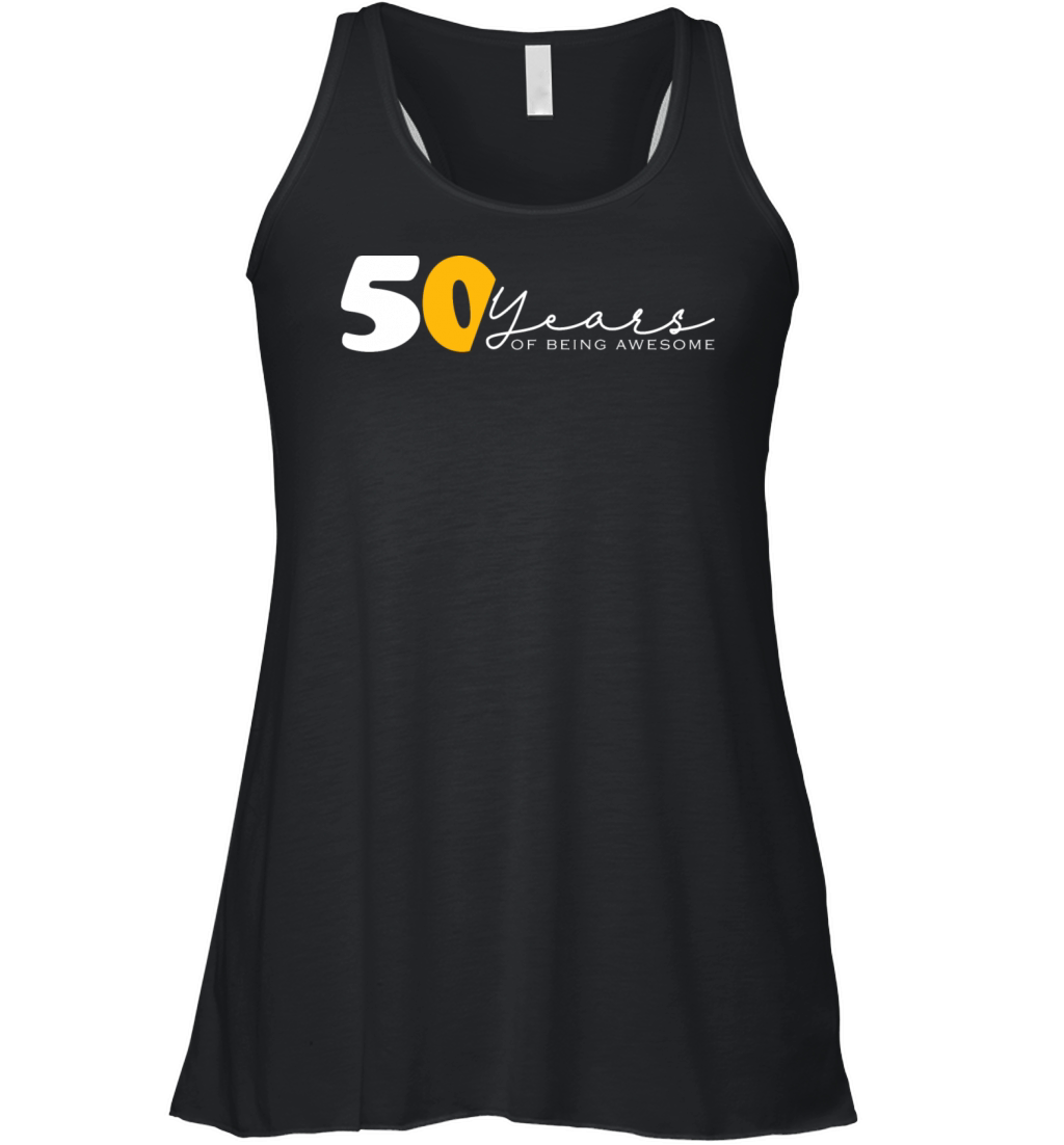 Vintage 1974 Funny 50 Year Old Bday Men Women Women's Flowy Tank Top