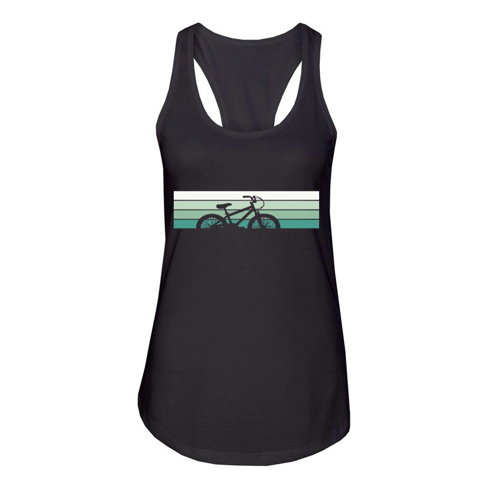 Bicycle Retro Biker Women's Racerback Tank