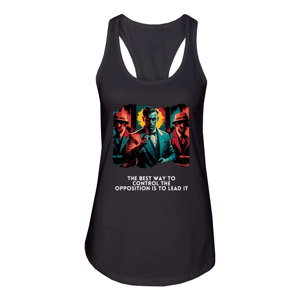 Lead the Opposition with Confidence Vintage Women's Racerback Tank
