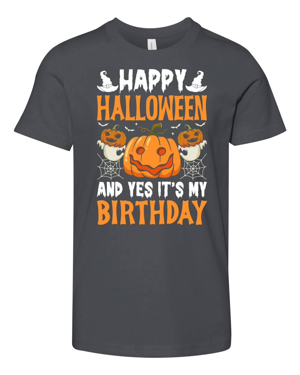 246. happy halloween and yes it s birthday Youth Unisex Jersey Tee