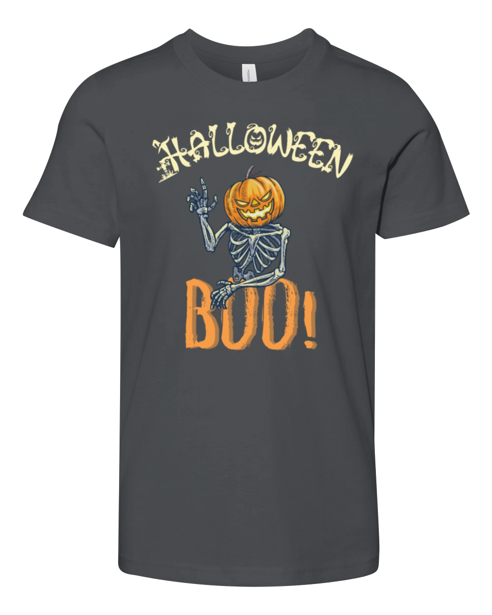 Boo-YAH Halloween Shirt Youth Unisex Jersey Tee