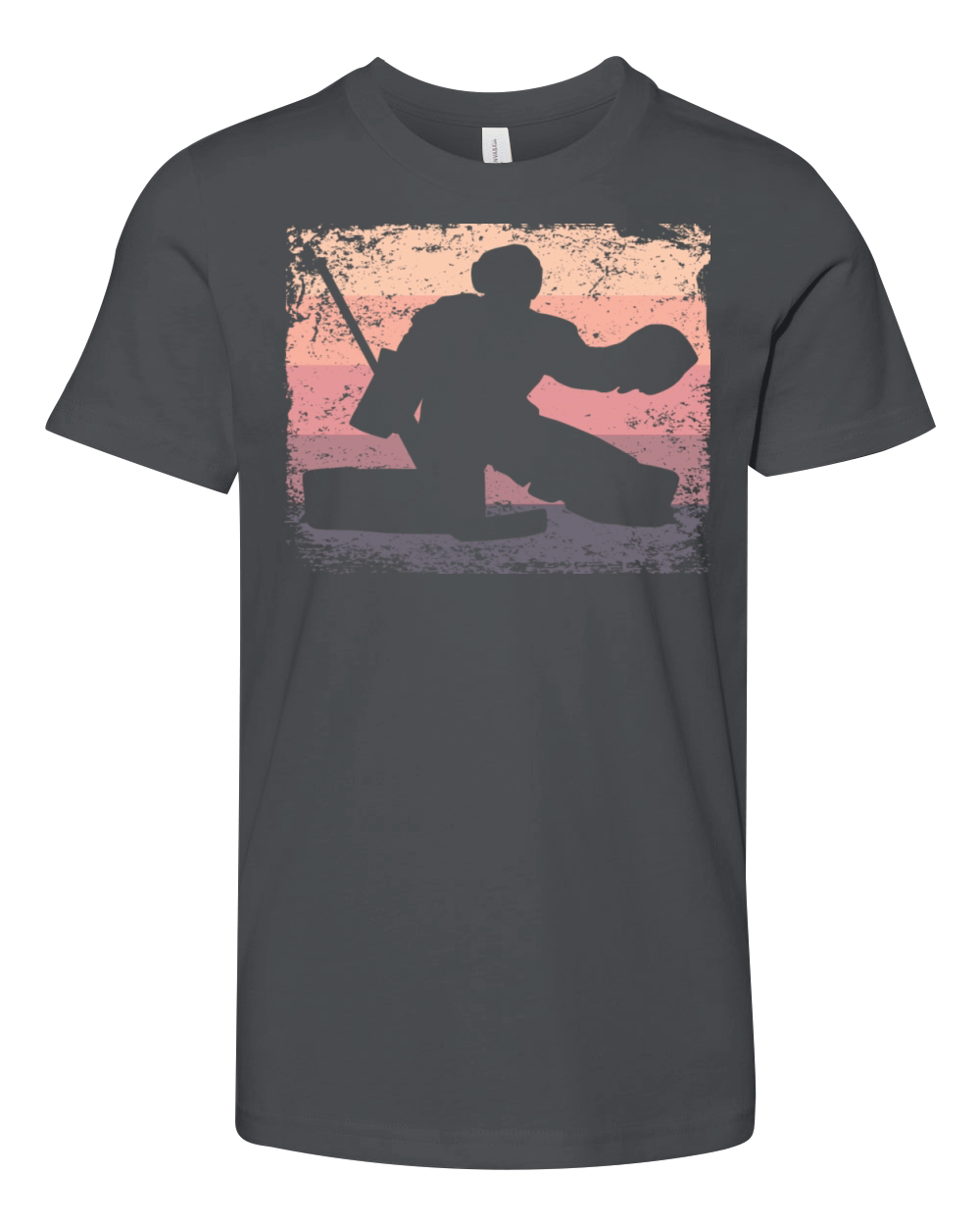 Ice Hockey Player Vintage Ice Hockey Youth Unisex Jersey Tee