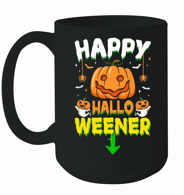 380. happy hallo weener Ceramic Mug