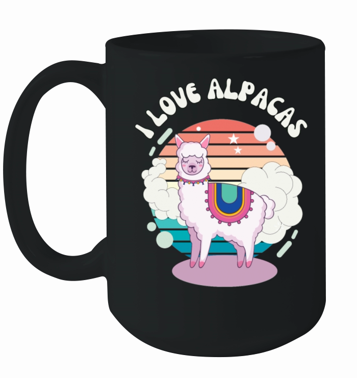 vintage alpacas Ceramic Mug